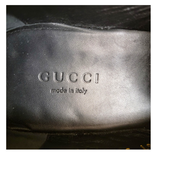 Gucci Monogram GG Horsebit Jordaan Loafers Canvas Brown Logo 7.5 37.5 431467 - Picture 11 of 13
